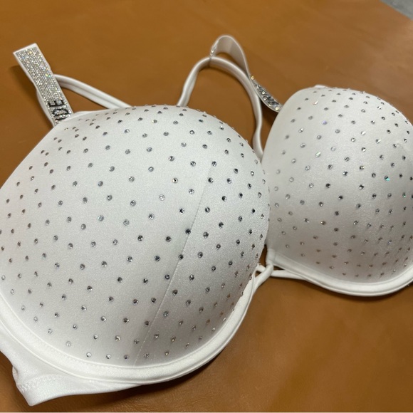 NWT Victoria’s Secret Bombshell Bridal Swim Bikini Top 38DD - Picture 2 of 6